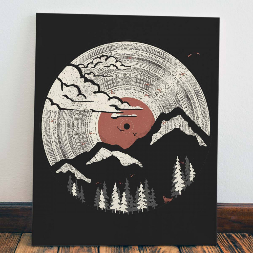 

Картина Red Panda Горный Винил40x60