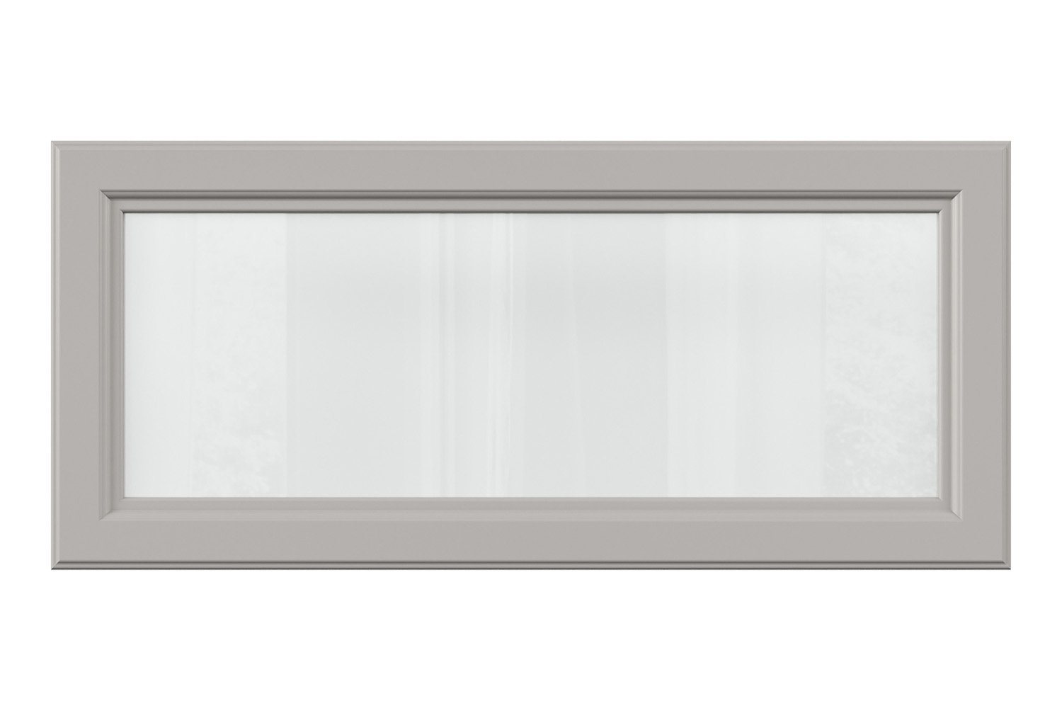 фото Фасад для шкафа навесного с горизонтальным открыванием со стеклом hoff глория