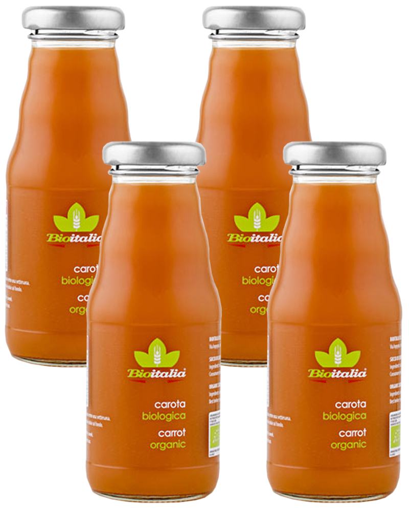 Морковный сок Bioitalia 200 мл - 4 шт