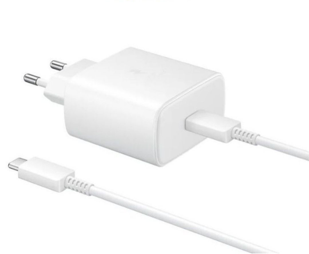 

Сетевое зарядное устройство Samsung EP-TA845XWEGWW 45W USB-C Cable 5A white