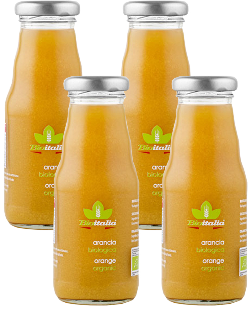 Апельсиновый сок Bioitalia 200 мл - 4 шт.