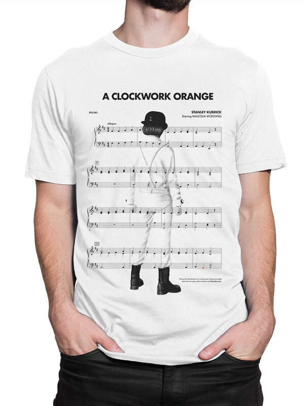 

Футболка мужская Dream Shirts Заводной Апельсин белая S, Заводной Апельсин