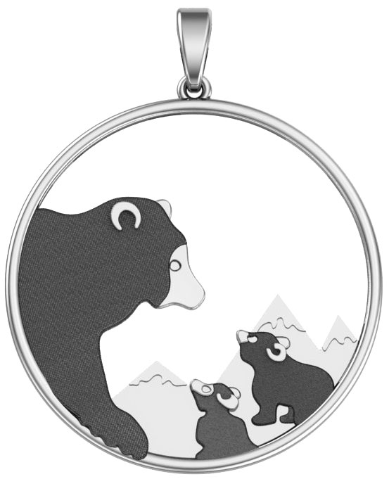 Подвеска из серебра POKROVSKY JEWELRY 0400703-00245