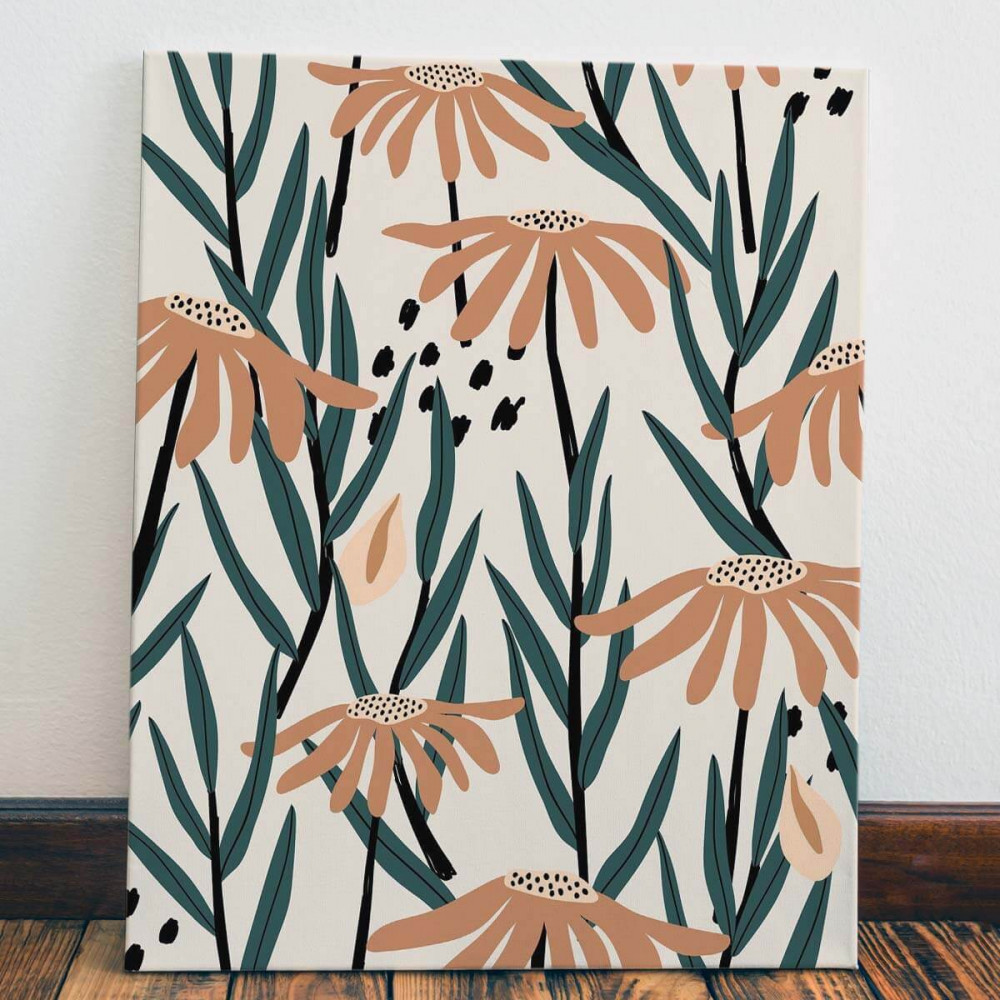 

Картина Red Panda Цветочный Узор40x60