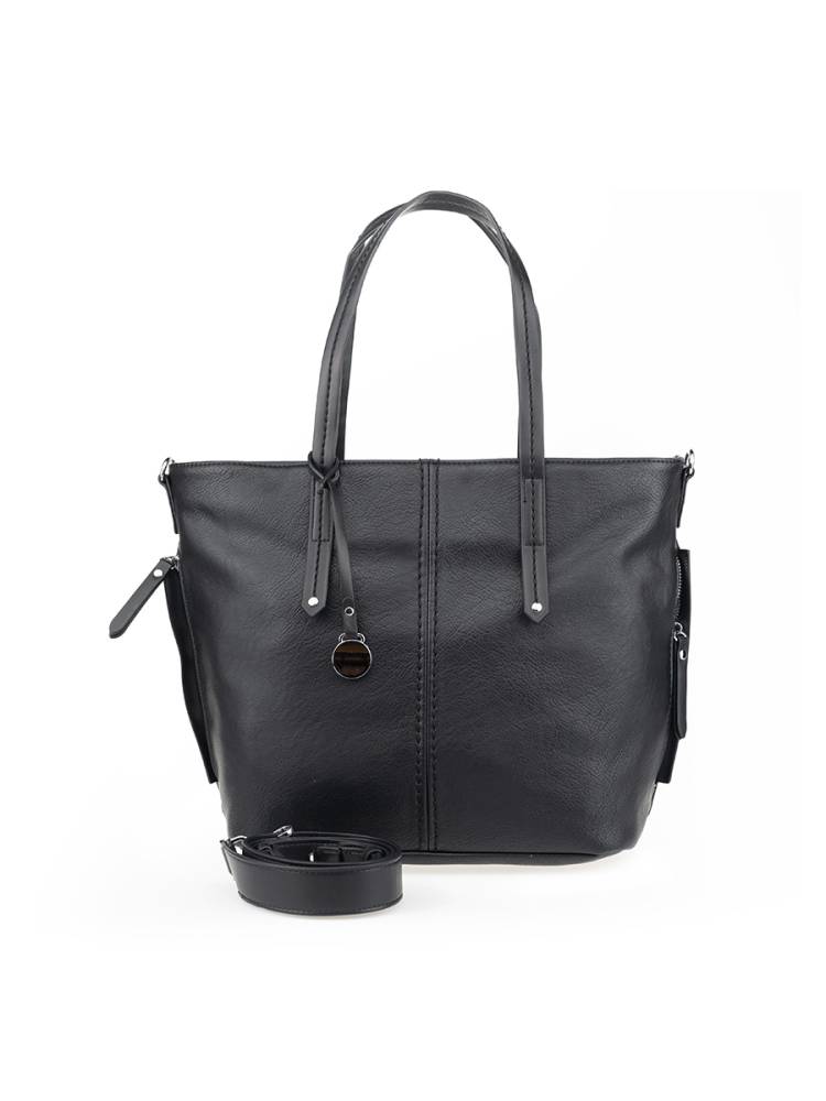 

Сумка тоут женская Baggini 27496-2 черный, 27496-2