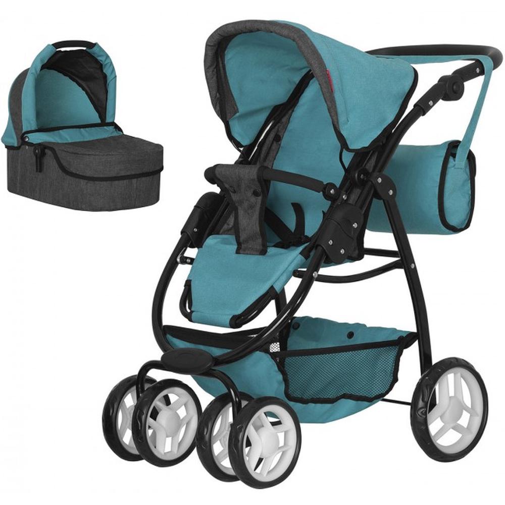 

Коляска для кукол Carrello Avanti 2 в 1 Middle Blue