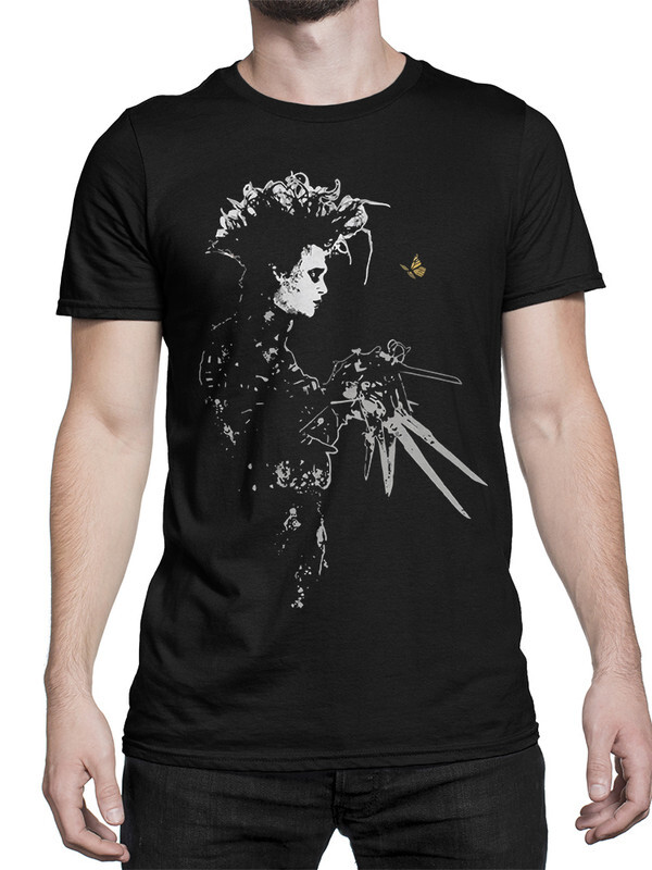 

Футболка мужская Dream Shirts Эдвард Руки-Ножницы черная 3XL, Эдвард Руки-Ножницы