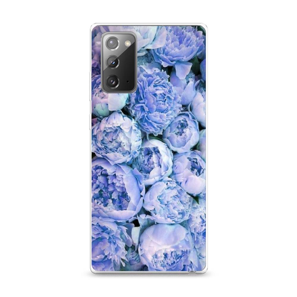 

Чехол Awog на Samsung Galaxy Note 20 / Самсунг Note 20 "Пионы голубые", Разноцветный, 2100950-8
