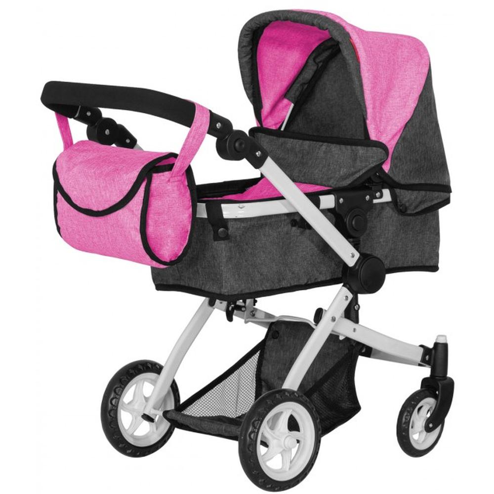 Коляска для кукол Carrello Maestro 2 в 1 Pink