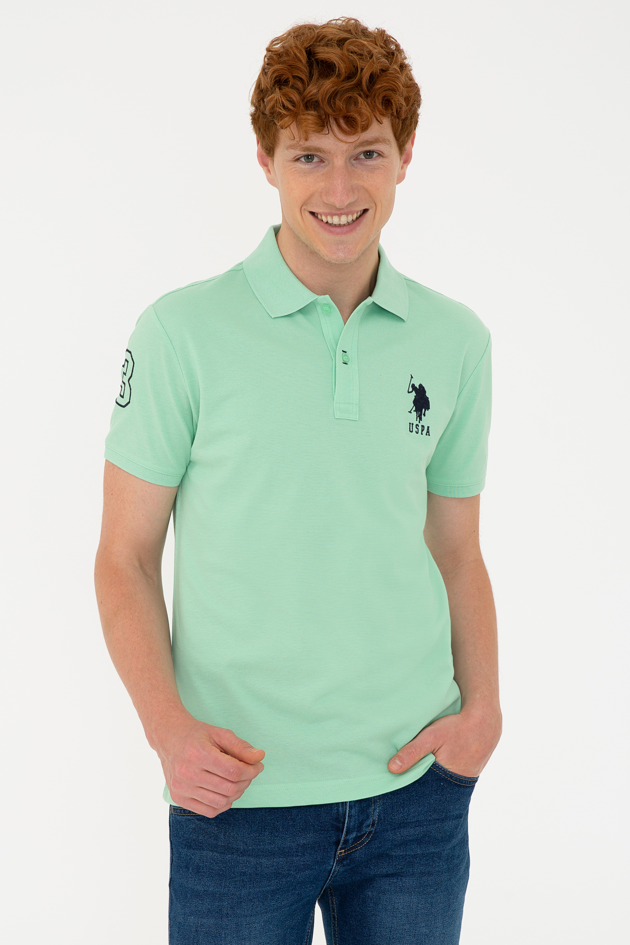 

Футболка мужская U.S. POLO Assn. G081SZ0110BARONIY21-E зеленая XS, G081SZ0110BARONIY21-E