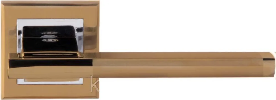 

Ручка дверная HANDLE DESIGN OULU R06141 SG/CP матовое золото