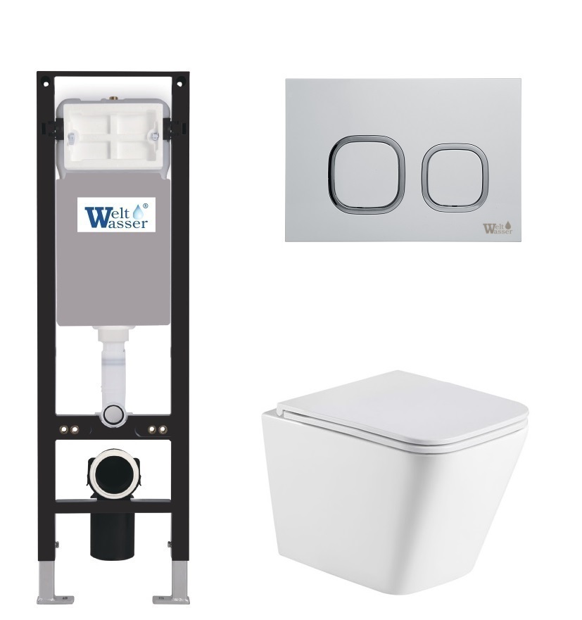 

Комплект унитаз с инсталляцией WeltWasser AMBERG 350 + GELBACH 043 GL-WT + AMBERG RD-WT