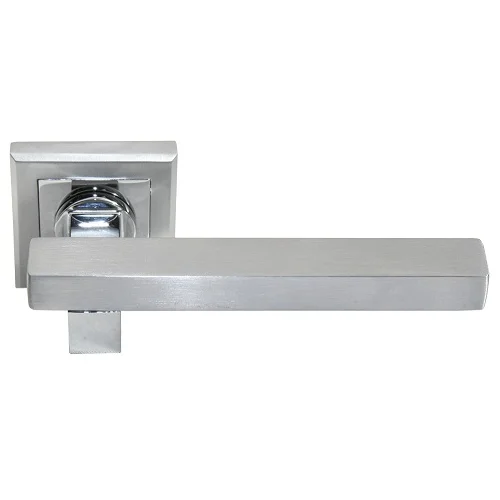 

Ручка дверная MORELLI Central MH-16 SC/CP-S хром матовый/хром
