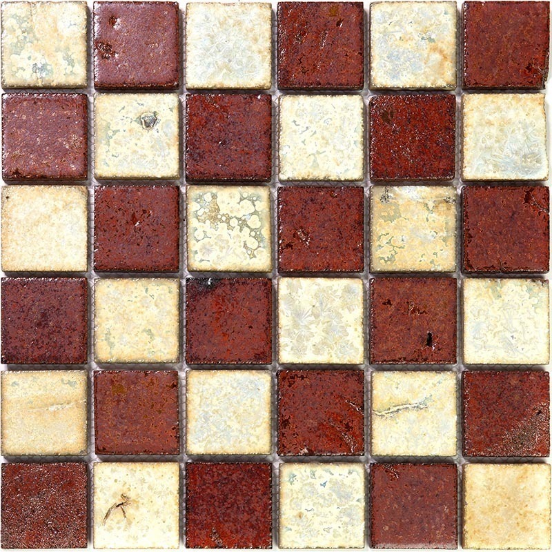 фото Мозаичная плитка gaudi rustico коричневый бежевый rust-30-4