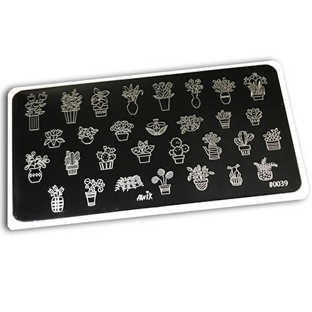 

Пластина для стемпинга AWIX Professional, №0039, Прозрачный