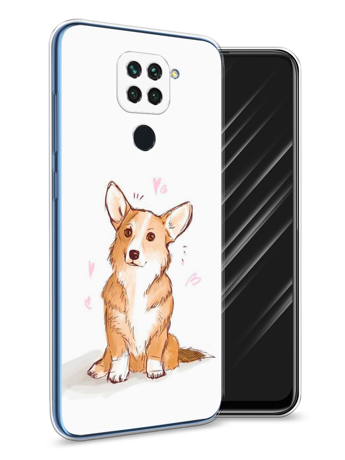 

Чехол Awog на Xiaomi Redmi Note 9 "Корги любовь", Разноцветный, 38150-1