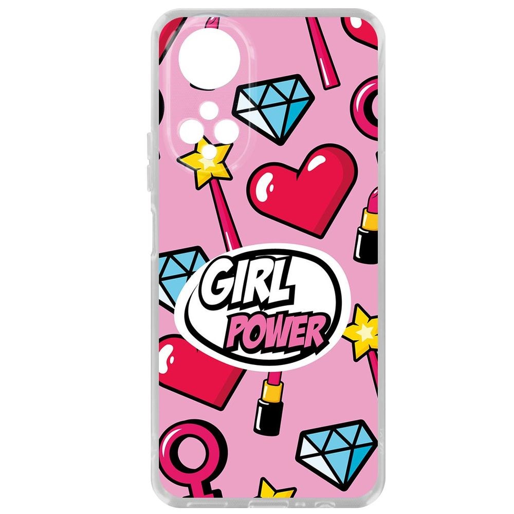 

Чехол Girl Power для Honor X7, Прозрачный
