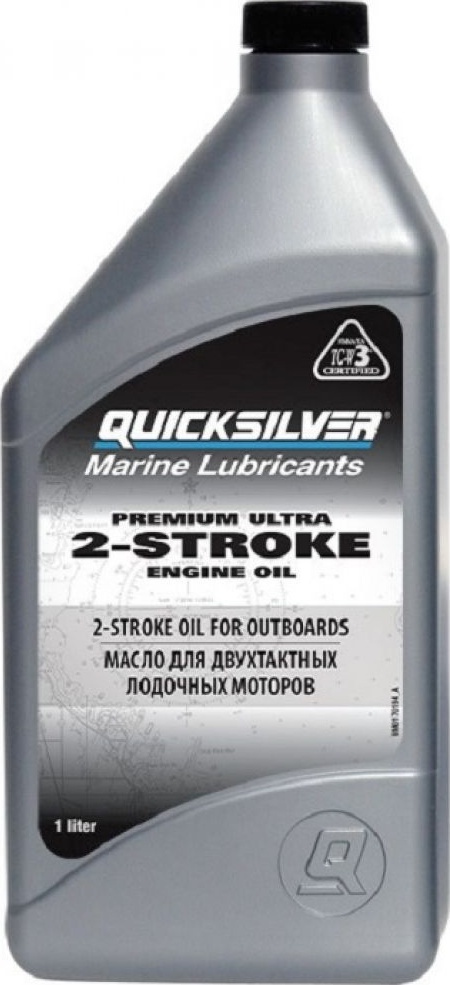Моторное масло Quicksilver Premium Ultra 2-Stroke Engine Oil TC-W3 1л