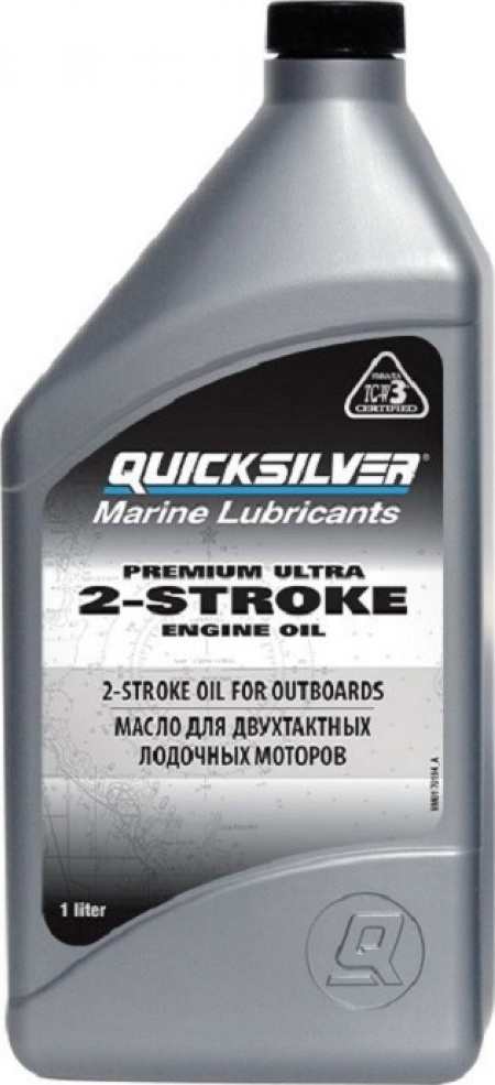 фото Моторное масло для 2-такт лод. мот. quicksilver premium ultra 2-stroke engine oil (1л)