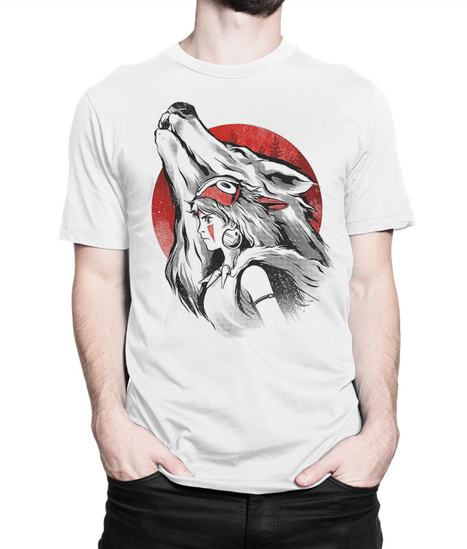 

Футболка мужская Dream Shirts Принцесса Мононоке 999857222 белая S, Принцесса Мононоке 999857222