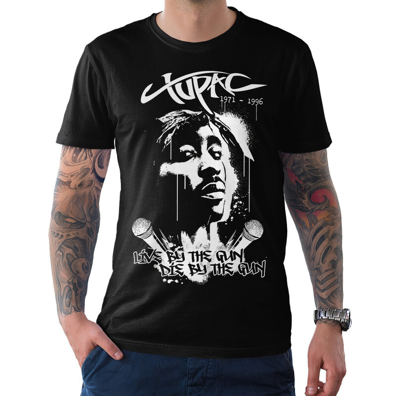 фото Футболка мужская dream shirts тупак шакур - 2pac 999859222 черная m