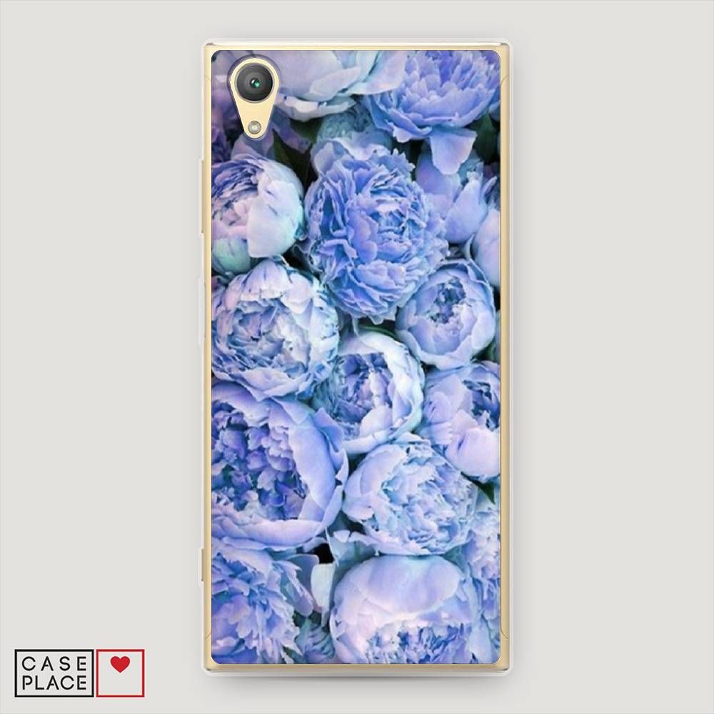 

Чехол Awog на Sony Xperia XA1 plus "Пионы голубые", 53050-8