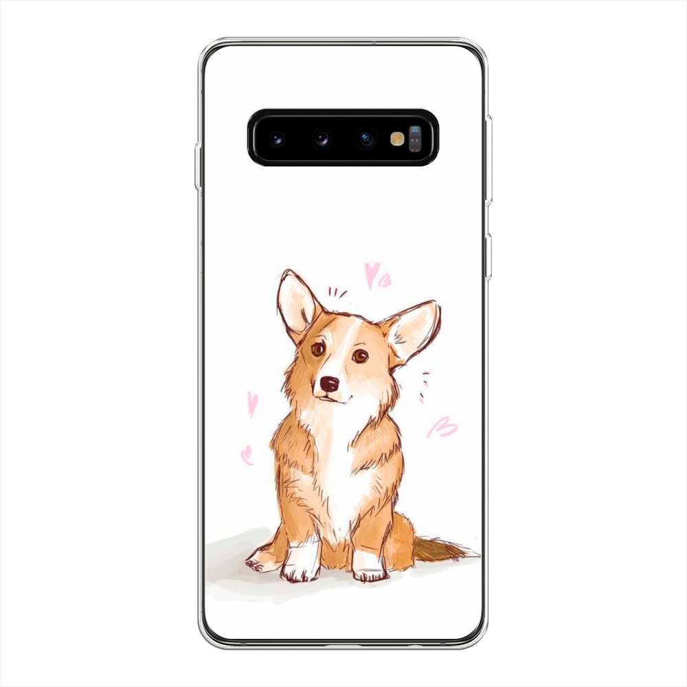 

Чехол Awog на Samsung Galaxy S10 + "Корги любовь", Разноцветный, 27150-1