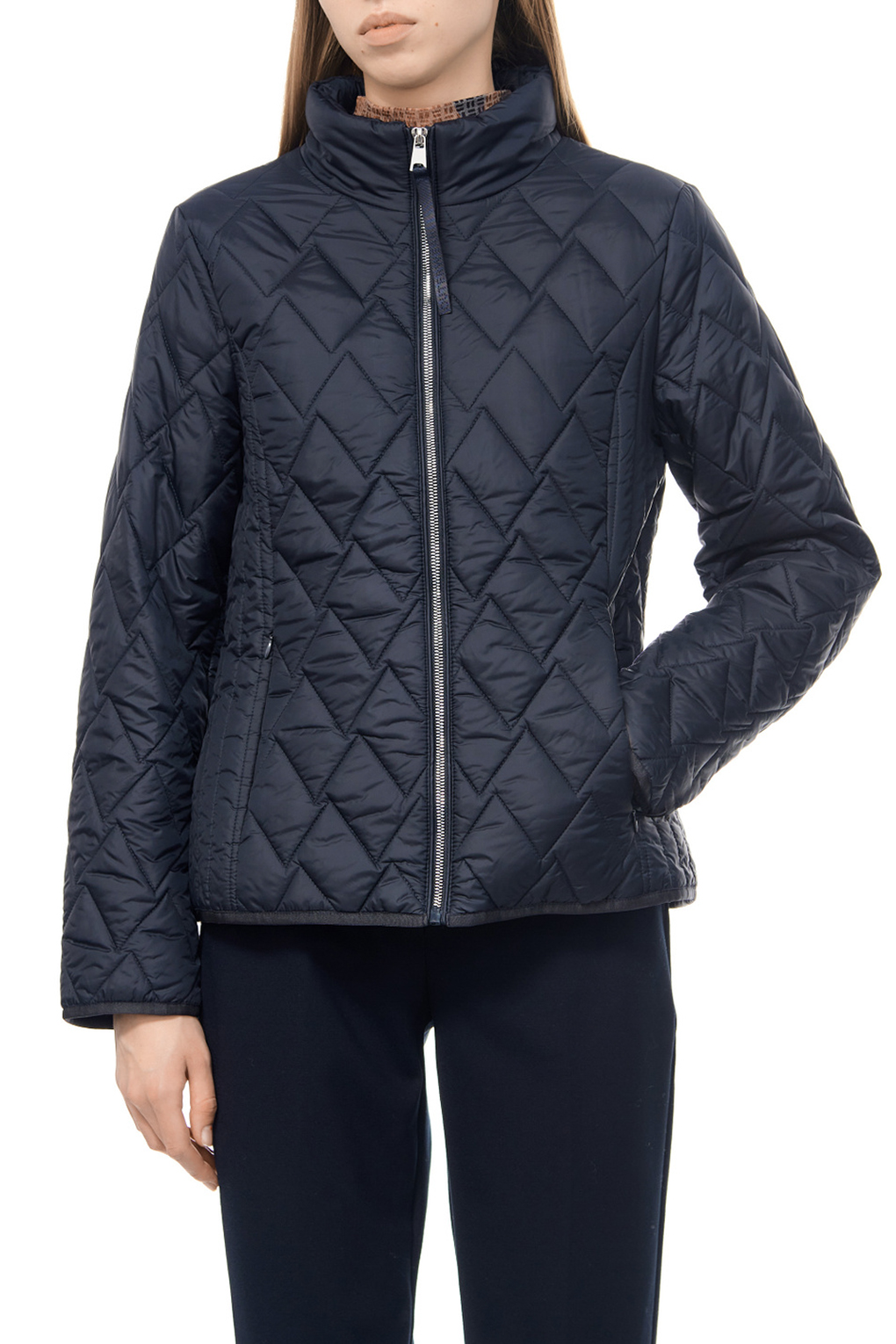 

Куртка женская Gerry Weber 955014-31193 синяя 38, Синий, 955014-31193
