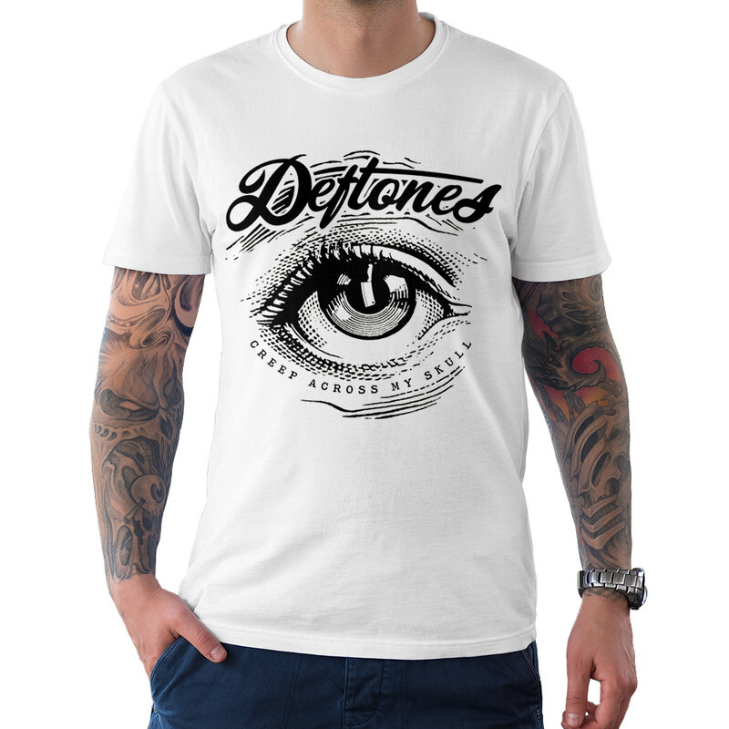 

Футболка мужская Dream Shirts Deftones - Creep Across My Skull 999862222 белая 2XL, Deftones - Creep Across My Skull 999862222