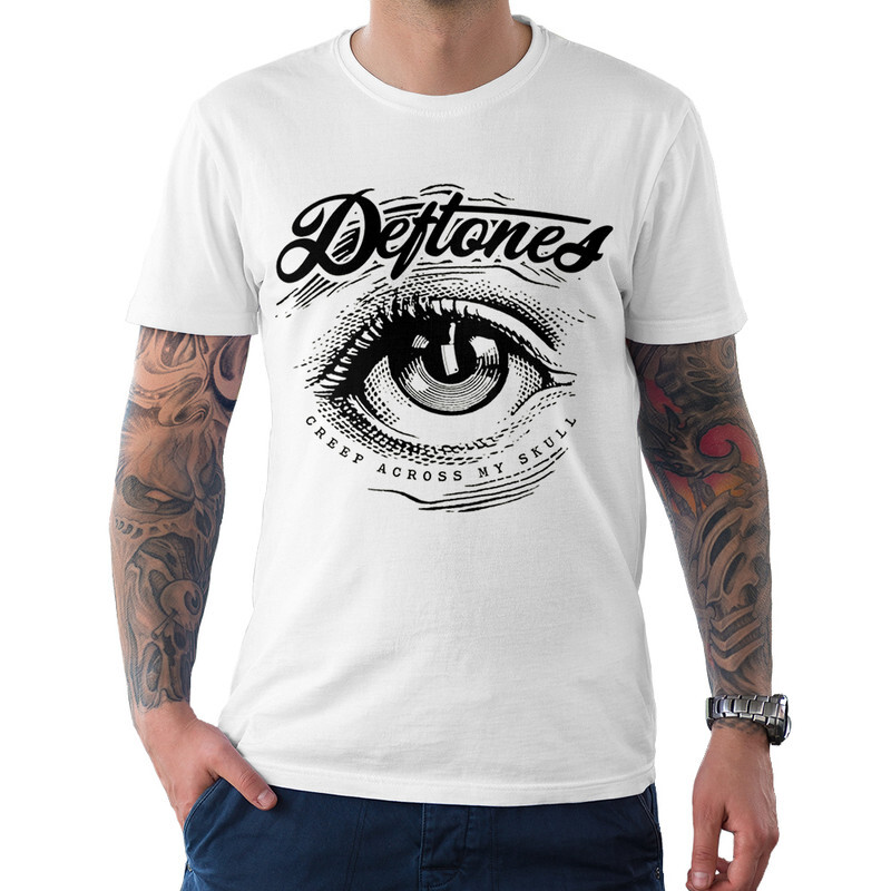 фото Футболка мужская dream shirts deftones - creep across my skull 999862222 белая l