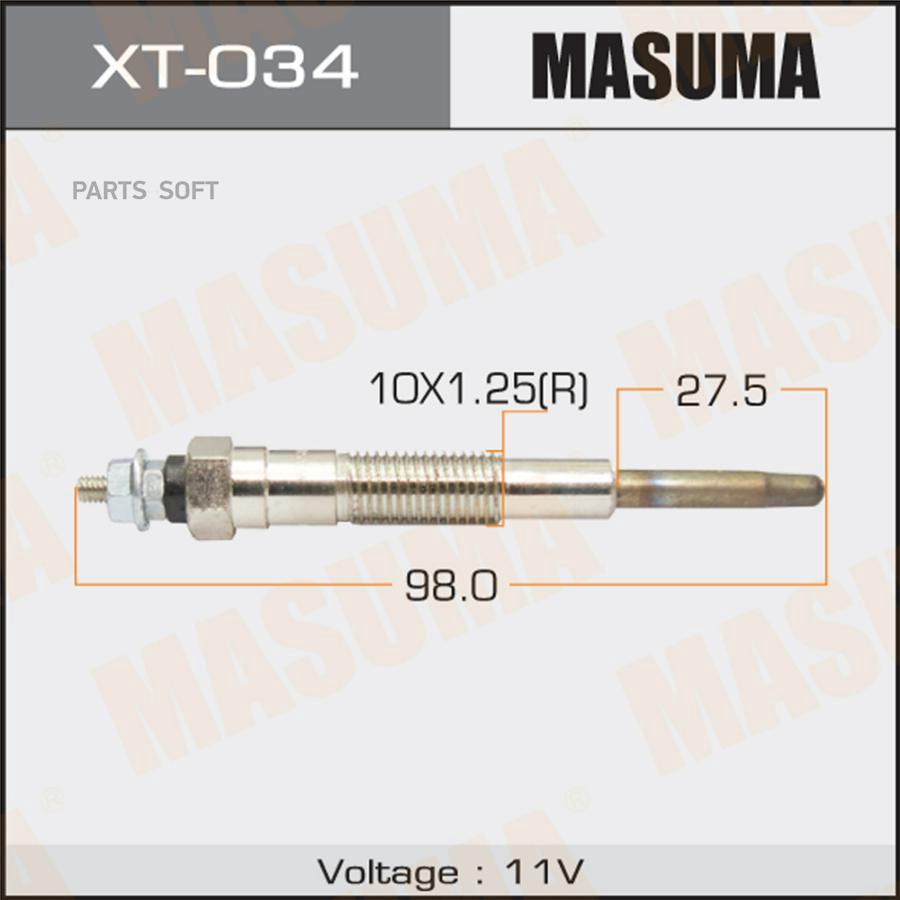 

Свеча накаливания MASUMA CP-20 /2L-TE (1/10/100)