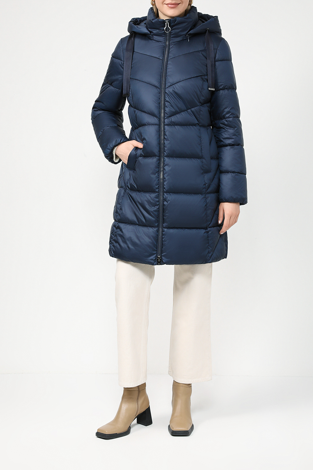 

Куртка женская Gerry Weber 955016-31140 синяя 42, Синий, 955016-31140