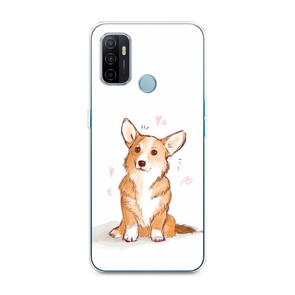 

Чехол Awog на Oppo A53 "Корги любовь", Разноцветный, 254350-1