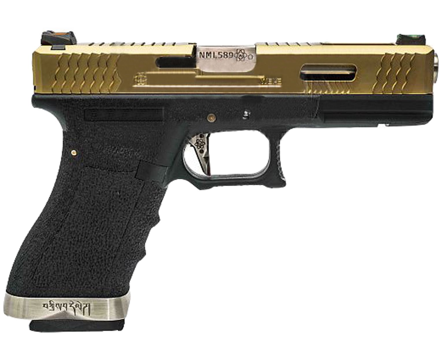 

Страйкбольный пистолет WE WE-G001WET-TG G-Force 6 мм, Glock 17, Желтый;черный, WE-G001WET-TG G-Force