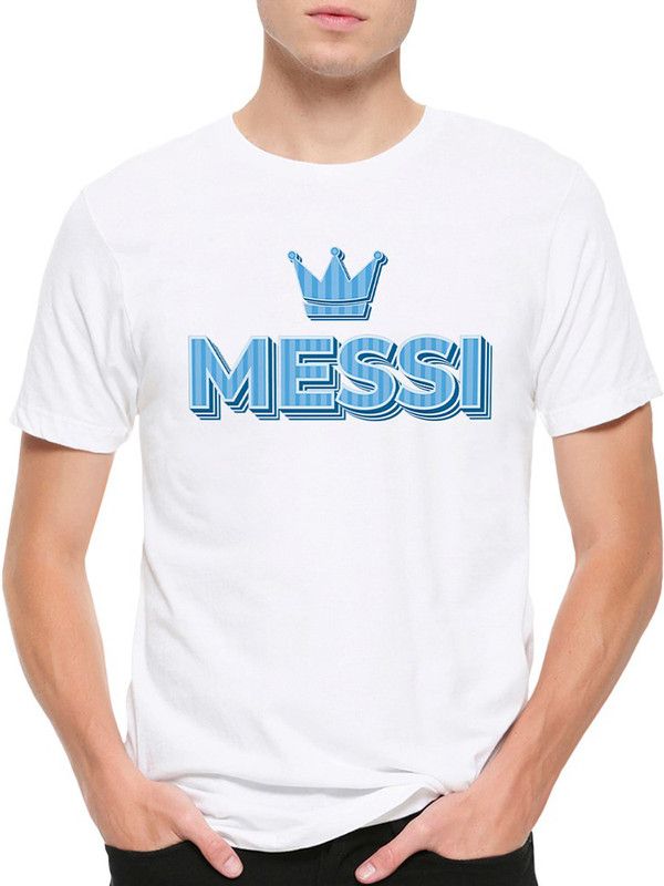 

Футболка мужская DreamShirts Studio Футболист Лионель Месси FOT-53421-2 белая XL, Белый, Футболист Лионель Месси FOT-53421-2