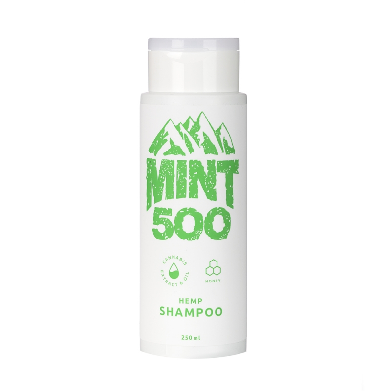 Шампунь Mint500 Hemp Shampoo на основе масла и экстракта семян конопли 250 мл