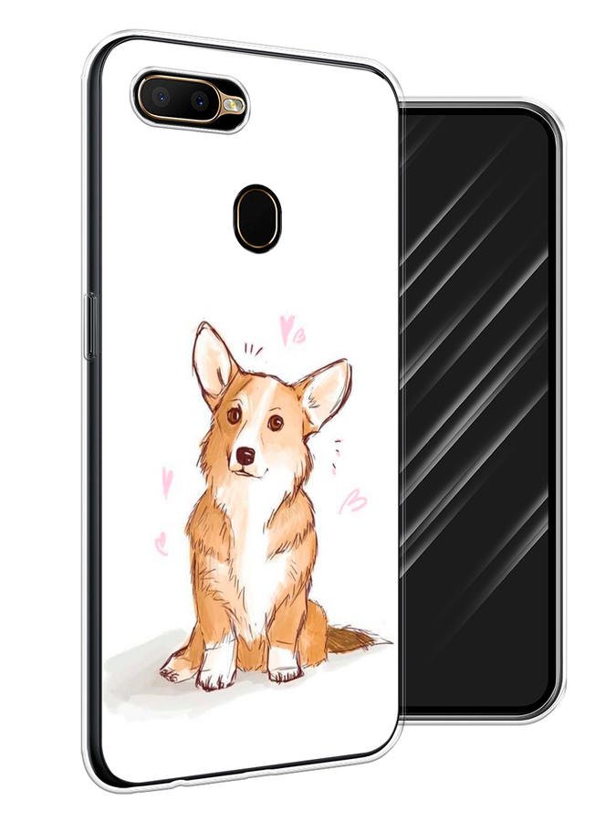

Чехол Awog на Oppo A5s "Корги любовь", Разноцветный, 252350-1