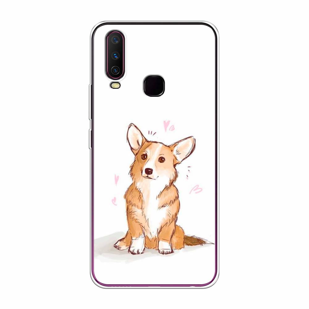 

Чехол Awog на Vivo Y17 "Корги любовь", Разноцветный, 261750-1