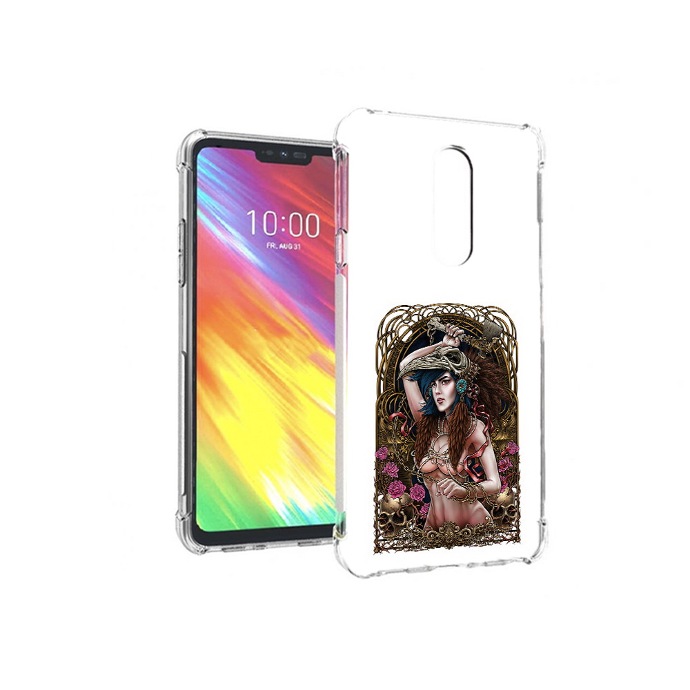

Чехол MyPads Tocco для LG G7 красивая девушка рисунок (PT124618.72.407), Прозрачный, Tocco