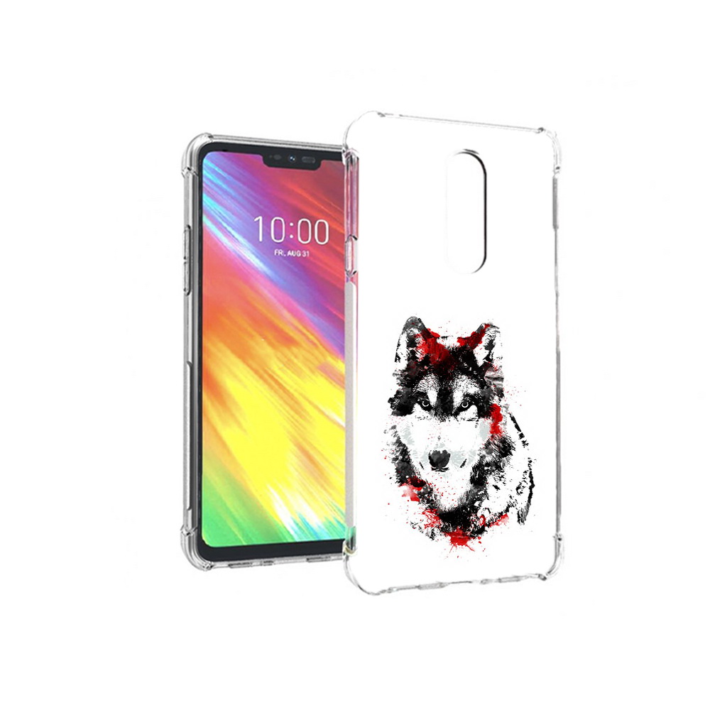 

Чехол MyPads Tocco для LG G7 кровавый волк (PT124618.72.416), Прозрачный, Tocco
