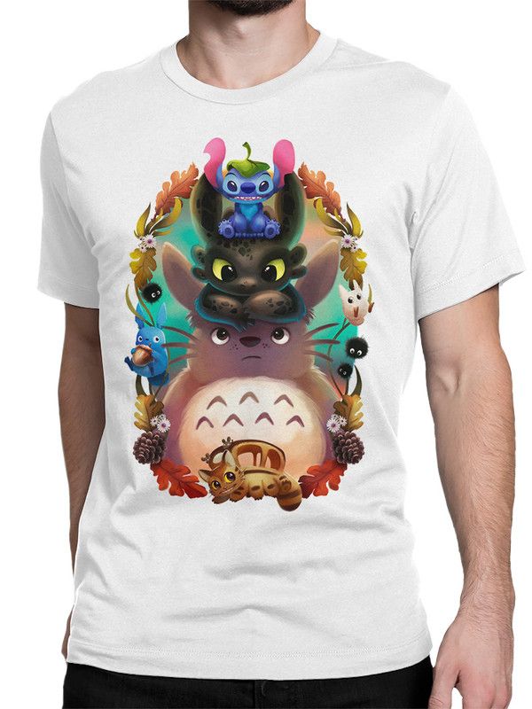 

Футболка мужская DreamShirts Studio Тоторо Беззубик и Стич GHB-190132-2 белая S, Белый, Тоторо Беззубик и Стич GHB-190132-2