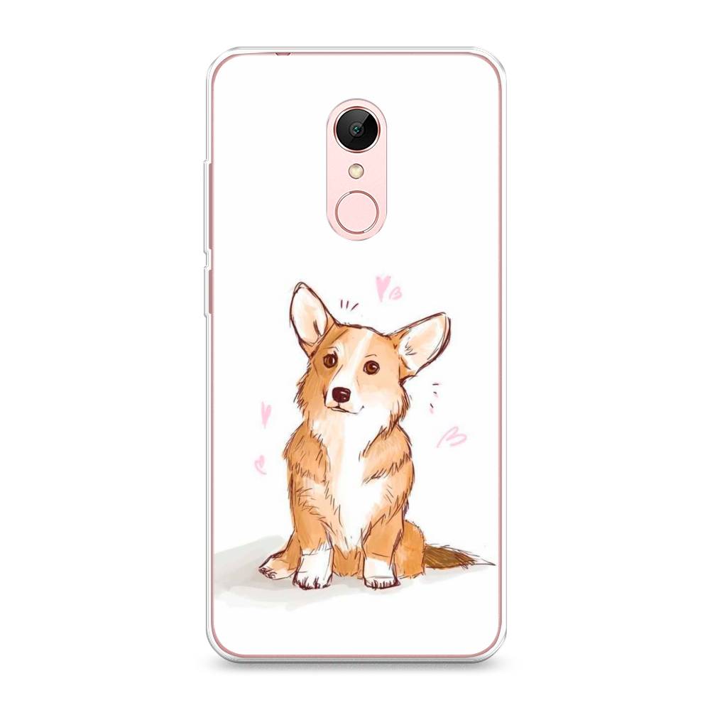 

Чехол Awog на Xiaomi Redmi 5 "Корги любовь", Разноцветный, 33050-1