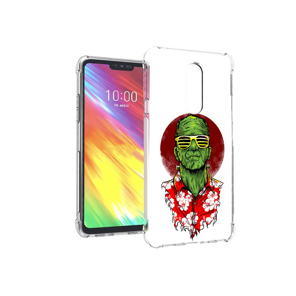 

Чехол MyPads Tocco для LG G7 крутой зеленый мужчина в очках (PT124618.72.424), Прозрачный, Tocco