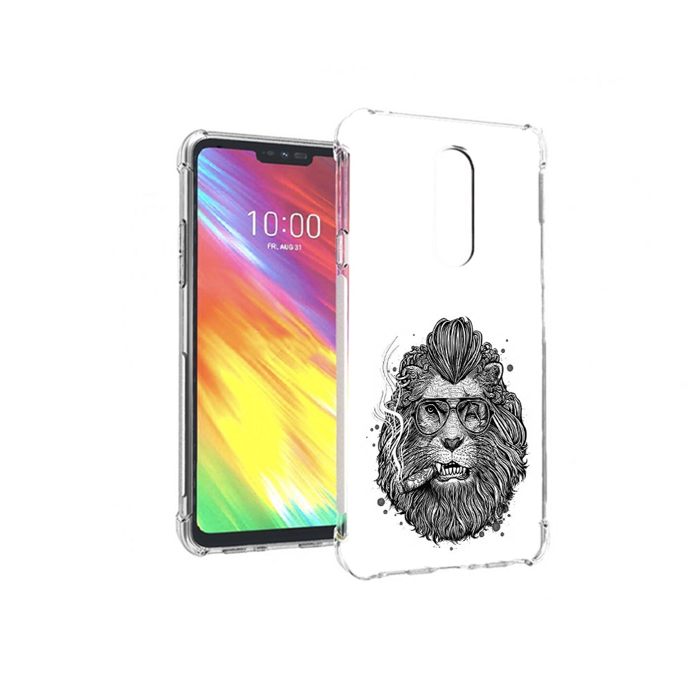 

Чехол MyPads Tocco для LG G7 курящий лев (PT124618.72.432), Прозрачный, Tocco