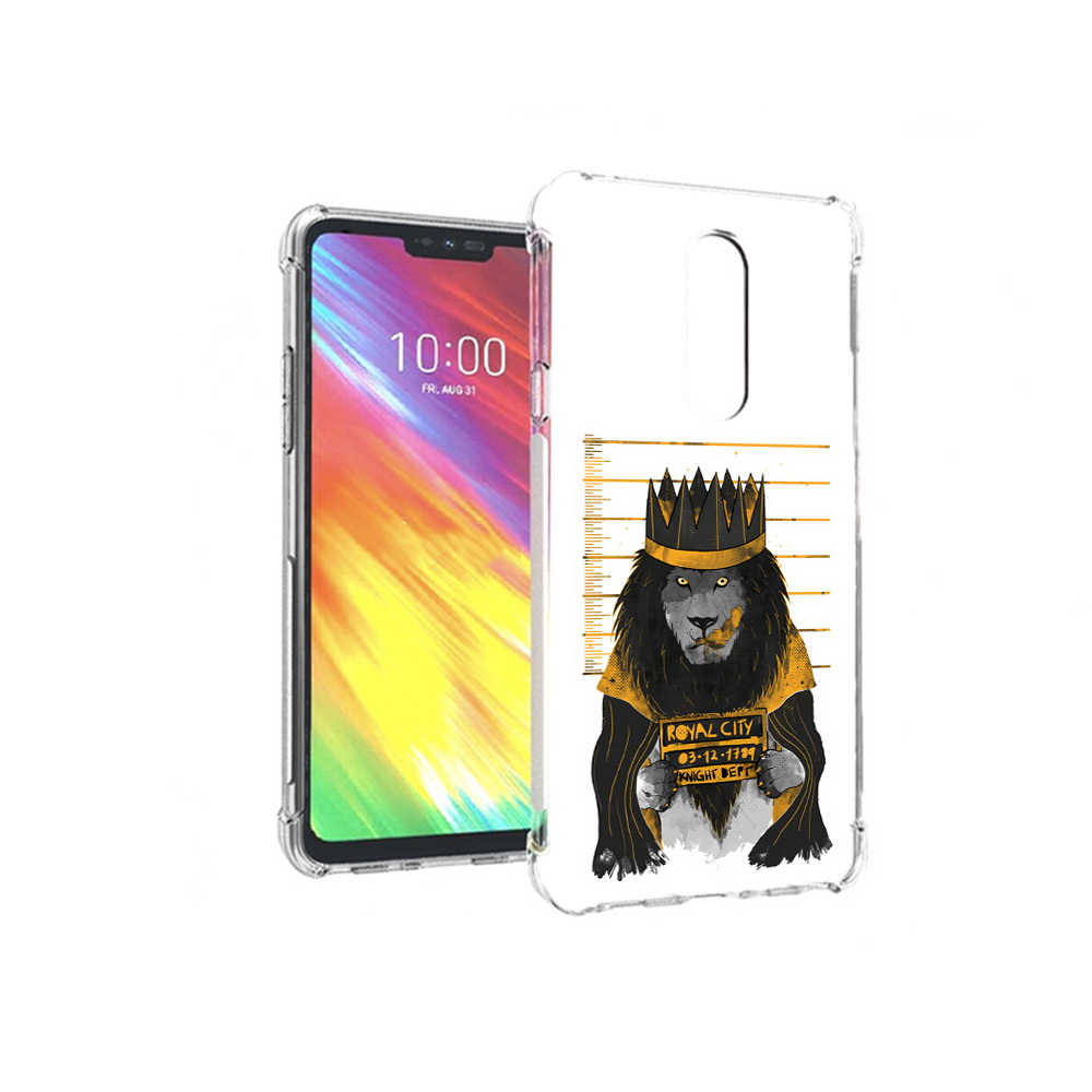 

Чехол MyPads Tocco для LG G7 лев в законе (PT124618.72.435), Прозрачный, Tocco