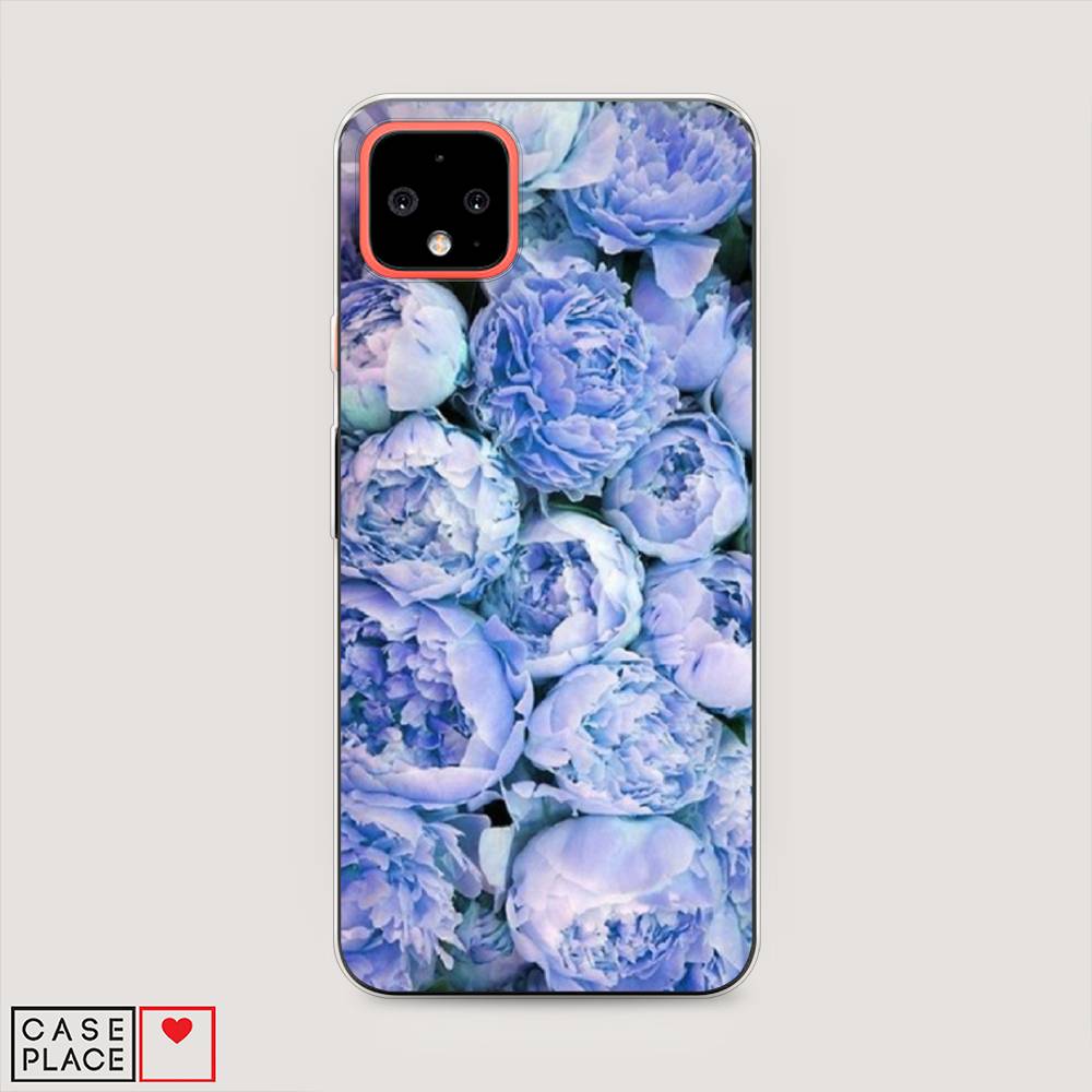 

Чехол Awog на Google Pixel 4 XL "Пионы голубые", Разноцветный, 270550-8