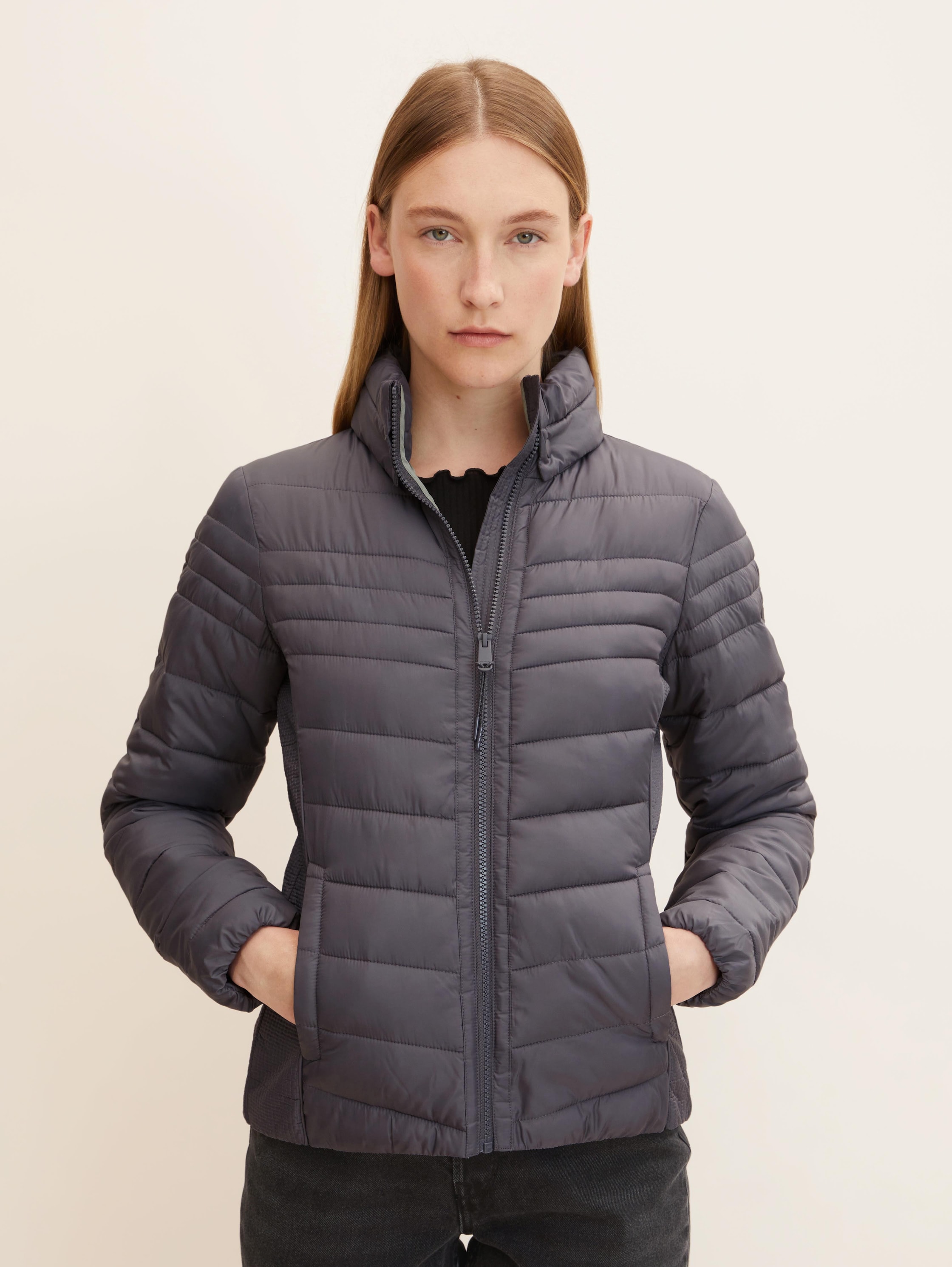 

Куртка женская TOM TAILOR 1033288 серая XL, Серый, 1033288