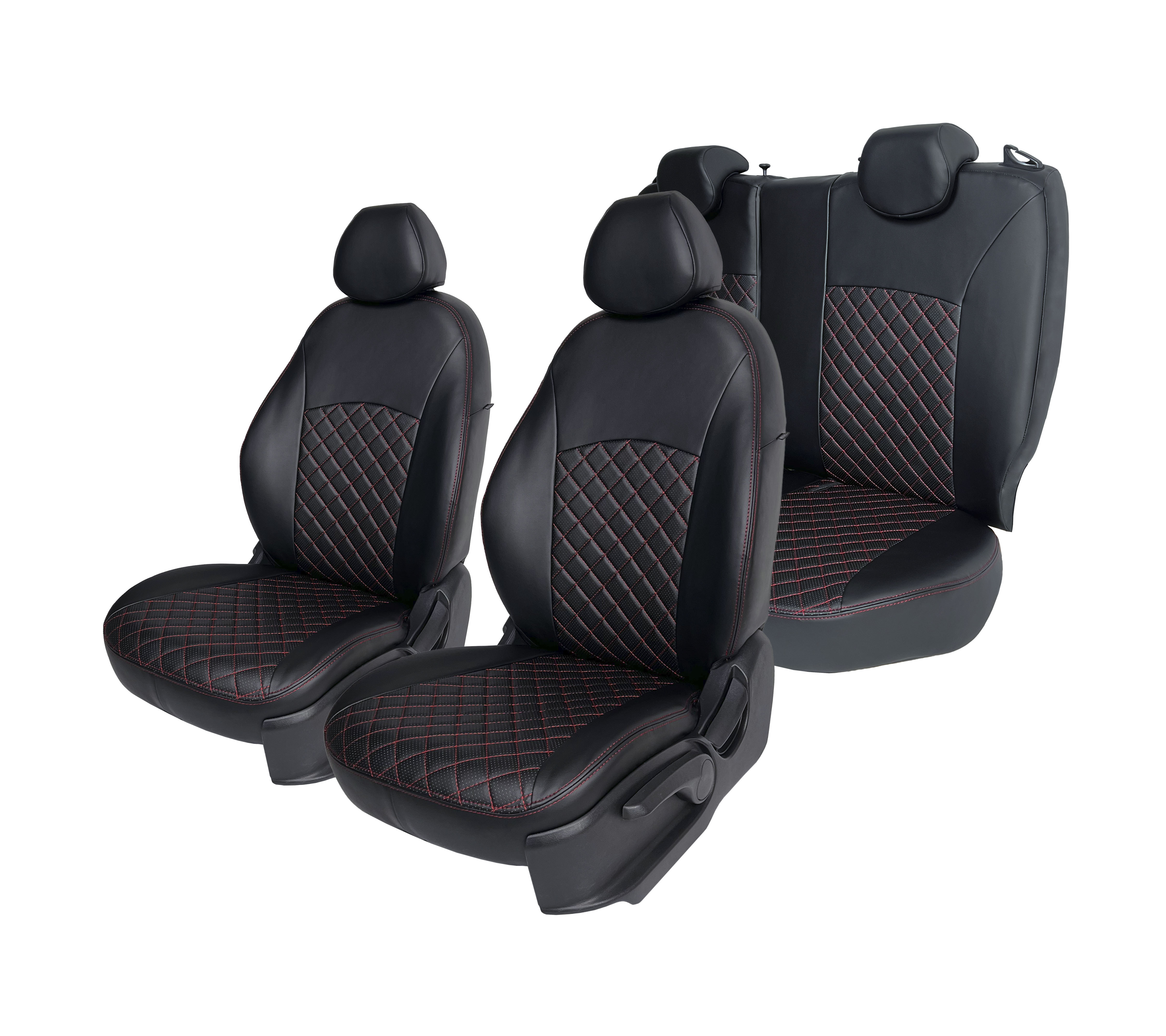 

Чехлы на сиденья NISSAN Qashqai 2014-2022 г. / Авточехлы Ниссан Кашкай 2014-2022 г., Черный