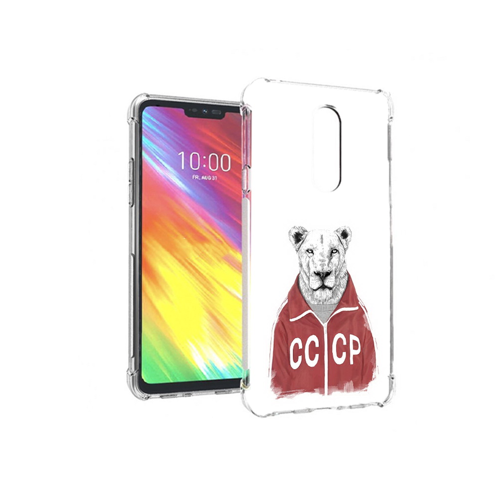 

Чехол MyPads Tocco для LG G7 львица ссср (PT124618.72.450), Прозрачный, Tocco