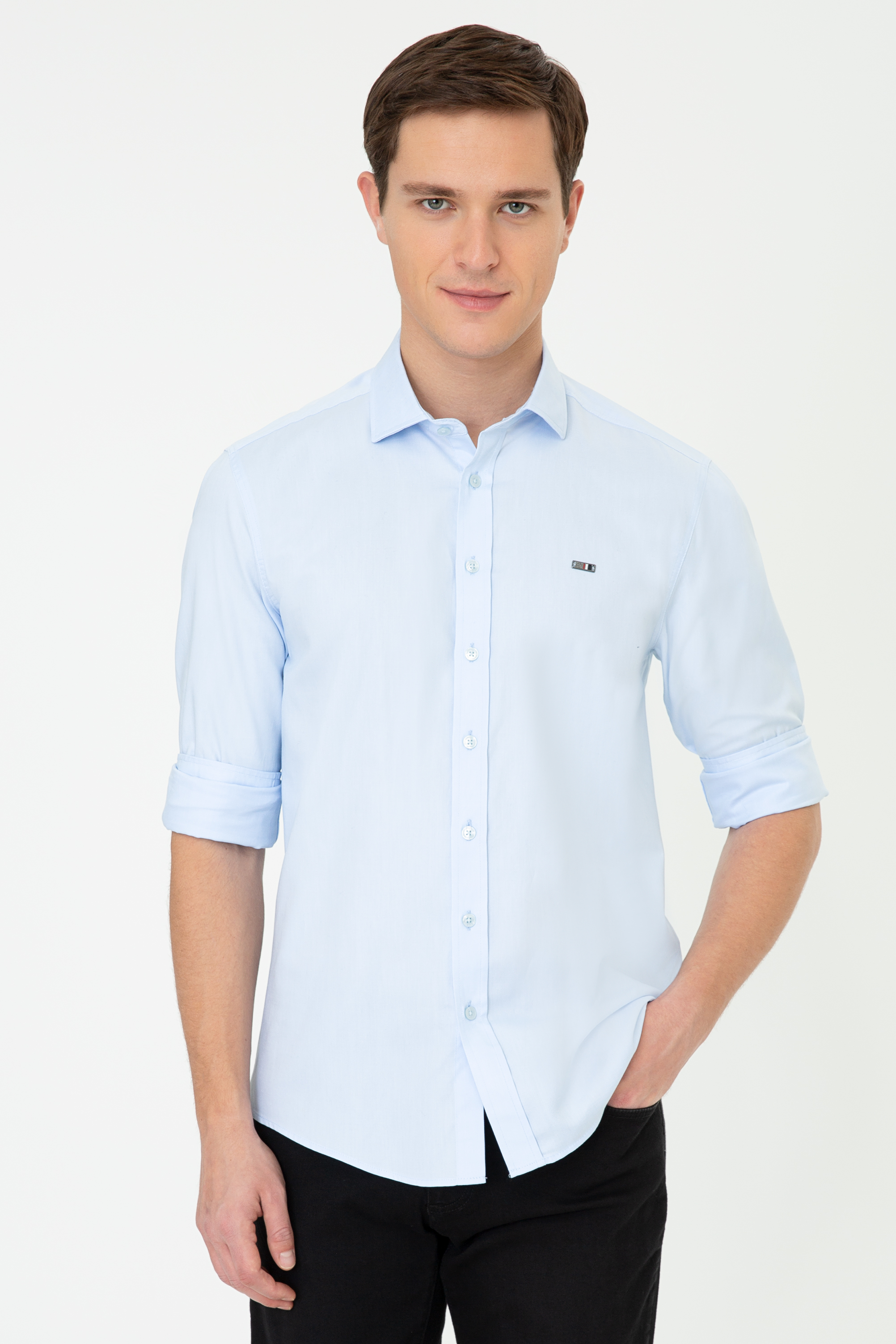 фото Рубашка мужская u.s. polo assn. g081sz0040cedrop021k голубая l